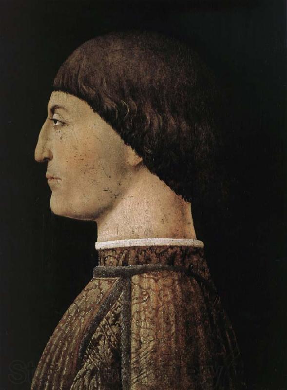 Piero della Francesca porteait de sigismond malatesta France oil painting art